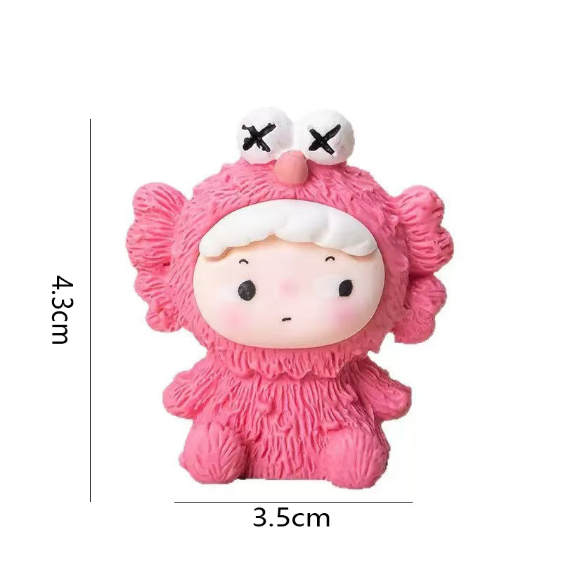 Creative trendy toys DIY Sesame Street cute treasure jewelry ornaments