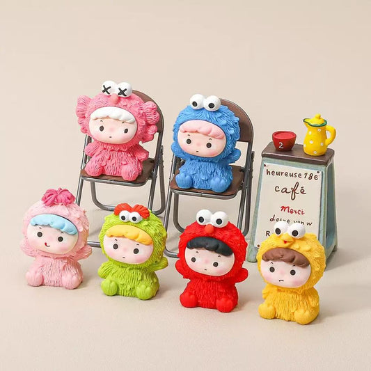 Creative trendy toys DIY Sesame Street cute treasure jewelry ornaments